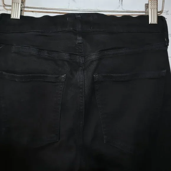 AGOLDE Filter Free Black High Rise Skinny Jeans Women's Size 25 - Picture 6 of 9